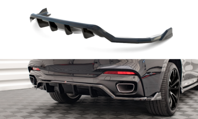 Maxton Design Bmw X6 F16 M Pakket Rear Centre Diffuser Vertical Bar Versie 1