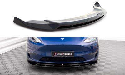 Maxton Design Tesla Model Y Voorspoiler Spoiler Splitter Versie 2