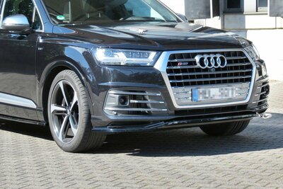 Maxton Design Audi SQ7 / Q7 S Line Voorspoiler Spoiler Splitter Versie 1