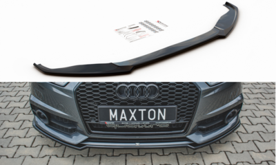 Maxton Design Audi S6 / A6 C7 S-LINE FACELIFT Voorspoiler Spoiler Splitter Versie 2