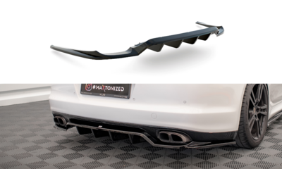 Maxton Design Porsche Panamera Turbo 970  Rear Centre Diffuser Vertical Bar Versie 1