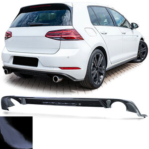  Facelift Sport Diffuser Hoogglans Zwart Styling Geschikt Voor Volkswagen Golf 7 GTI