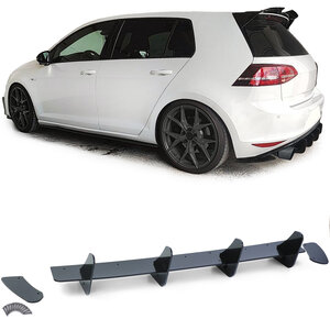 Volkswagen Golf 7 GTI 2013 t/m 2017 Diffuser Splitter Achterbumper Spoiler Styling