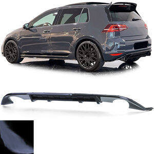 Sport Diffuser Hoogglans Zwart Styling Geschikt Voor Volkswagen Golf 7 GTI  