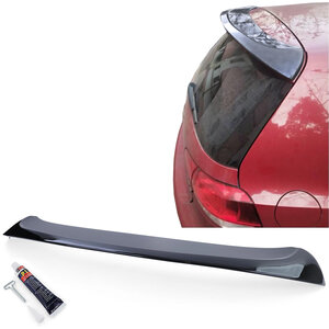 Volkswagen Golf 6 GTI Look Dakspoiler Extention Lip Styling Dak Spoiler Hoogglans Zwart