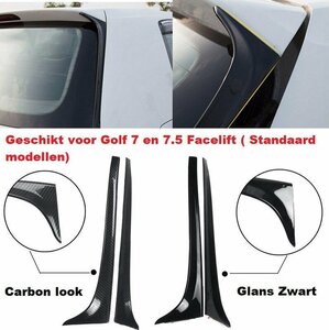 Achterraam Spoiler Wings Achterruit Spoiler GTI Look Geschikt Voor Volkswagen Golf 7 