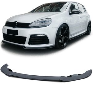 Spoiler Voorspoiler Splitter Lip Hoogglans Zwart Geschikt Voor Volkswagen Golf 6 R20 R 