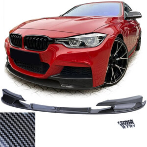 Passend Voor Bmw 3 Serie F30 F31 M Pakket Spoiler Voorspoiler Splitter Lip Carbon Look