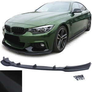 Passend Voor Bmw 4 Serie F32 F33 F36 Gran Coupe M Pakket Spoiler Voorspoiler Splitter Lip Mat Zwart