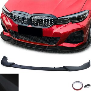 Passend Voor Bmw 3 Serie G20 G21 M Pakket Cup Spoiler Voorspoiler Splitter Lip  Mat Zwart