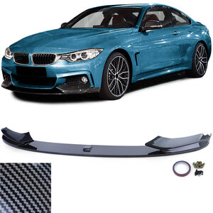 Passend Voor Bmw 4 Serie F32 F33 F36 Gran Coupe M Pakket Cup Spoiler Voorspoiler Splitter Lip Carbon Look