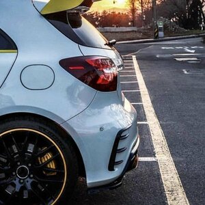 Passend Voor Mercedes A Klasse W176 Canard Spoiler Amg Styling 