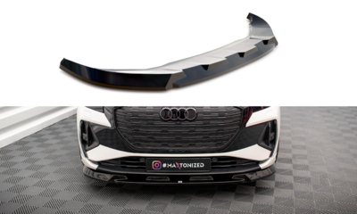 Maxton Design Audi Q4 E Tron Sportback Splitter Voorspoiler Spoiler Versie 1