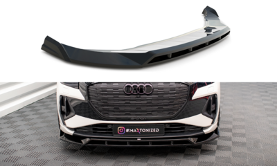 Maxton Design Audi Q4 E Tron Sportback Splitter Voorspoiler Spoiler Versie 2