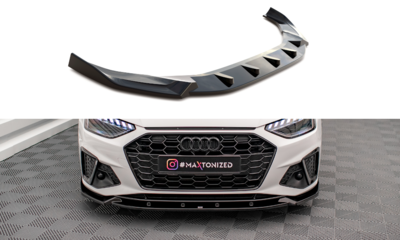 Maxton Design Audi A4 B9 S Line / S4 B9 Facelift Splitter Voorspoiler Spoiler Versie 1