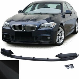 Passend Voor Bmw 5 Serie F10 F11 M Pack Spoiler Voorspoiler Splitter Lip Mat Zwart