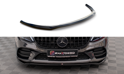 Maxton Design Mercedes C Klasse W205 AMG Line / C43 AMG AMG Sedan / Coupe Facelift Splitter Voorspoiler Spoiler Versie 1