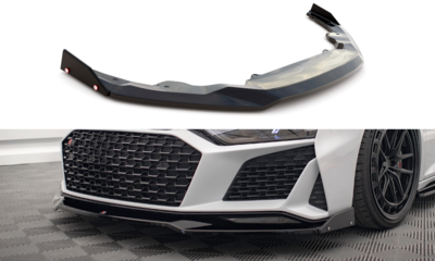 Maxton Design Audi R8 Mk2 Facelift Voorspoiler Spoiler Splitter Versie 3 + Flaps