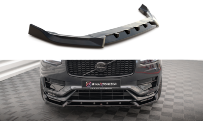 Maxton Design Volvo XC90 R Design MK2 Facelift Splitter Voorspoiler Spoiler Versie 2