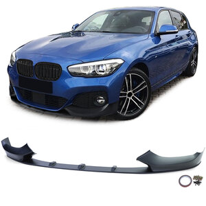 Bmw 1 Serie F20 F21 LCI M Pakket Spoiler Voorspoiler Splitter Mat Zwart