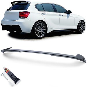 Bmw F20 F21 Dakspoiler Extention Lip Styling Dak Spoiler Hoogglans Zwart 2011 t/m 2015