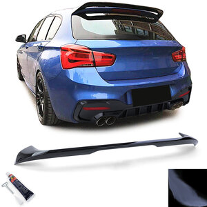 Passend Voor Bmw F20 F21 LCI Dakspoiler Extention Lip Styling Dak Spoiler Hoogglans Zwart 2015 t/m 2019