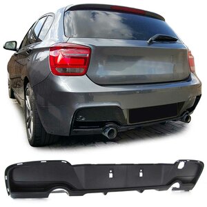 Passend Voor Bmw 1 Serie F20 F21 Achterbumper Diffuser Mat Zwart 135i Look