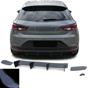 Passend Voor Seat Leon 3 5F Cupra Sport Diffuser Splitter Achterbumper Spoiler