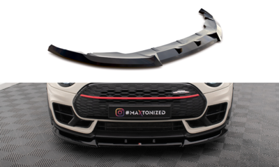 Maxton Design Mini Cooper Clubman JCW F54 Facelift Voorspoiler Spoiler Splitter Versie 1