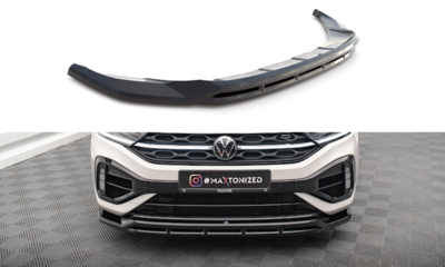 Maxton Design Splitter Voorspoiler Spoiler Versie 1 Geschikt Voor Volkswagen T Roc R Facelift 