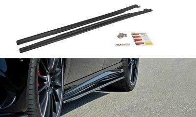 Maxton Design Mercedes CLA C117 AMG Line Facelift Sideskirt Diffuser 