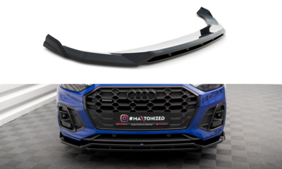 Maxton Design Audi SQ5 / Q5 S Line / Sportback MK2 Facelift Splitter Voorspoiler Spoiler Versie 1