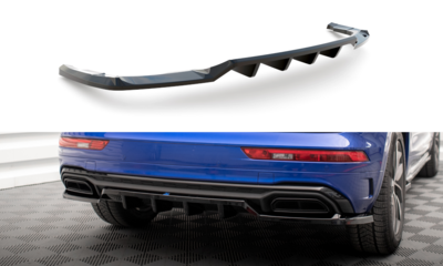 Maxton Design Audi Q5 S Line MK2 Facelift Rear Centre Diffuser Vertical Bar Versie 1