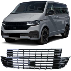 Sport Grill Zonder Embleem Hoogglans Zwart Multivan Geschikt Voor Volkswagen Transporter T6.1 Facelift 