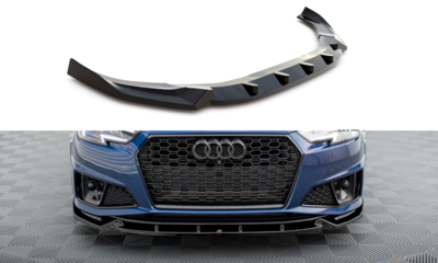 Maxton Design Audi A4 B9 Competition Facelift Voorspoiler Spoiler Splitter Versie 1