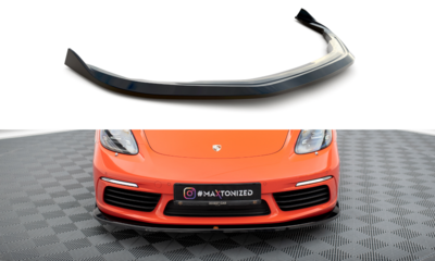 Maxton Design Porsche 718 Cayman 982C Voorspoiler Spoiler Splitter Versie 2