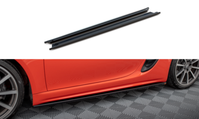 Maxton Design Porsche 718 Cayman 982C Sideskirt Diffusers Versie 1