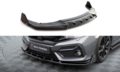 Maxton Design Honda Civic MK10 Sport Voorspoiler Spoiler Splitter Versie 1 + Flaps