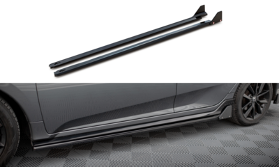 Maxton Design Honda Civic MK10 Sport Sideskirt Diffusers Versie 1 + Flaps