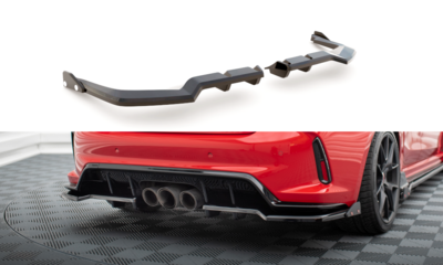 Maxton Design Honda Civic MK11 Type R Rear Centre Diffuser Vertical Bar Versie 1 + Flaps