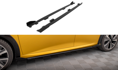 Maxton Design Peugeot 208 GT MK2 Sideskirt Diffuser Pro Street + Flaps