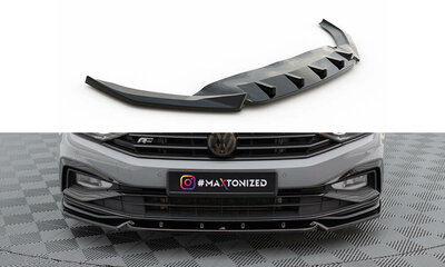 Maxton Design Volkswagen Passat R Line B8 Facelift Voorspoiler Spoiler Splitter Versie 1