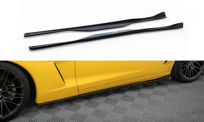 Maxton Design Chevrolet Corvette C6 Sideskirt Diffusers Versie 1