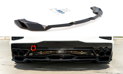 Maxton Design Chevrolet Corvette C8 Rear Centre Diffuser Vertical Bar Versie 1