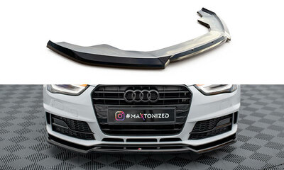 Maxton Design Audi A4 B8 Competition Facelift Voorspoiler Spoiler Splitter Versie 2