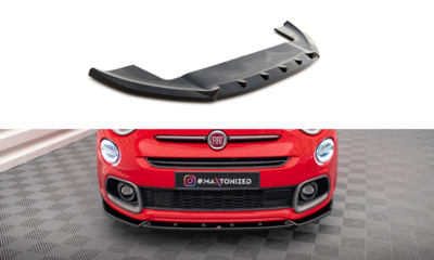 Maxton Design Fiat 500X Sport Facelift Voorspoiler Spoiler Splitter Versie 1