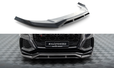 Maxton Design Audi RSQ8 MK1 Real Carbon Fiber Splitter Voorspoiler Spoiler Versie 1