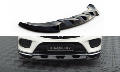 Maxton Design Mercedes GLE 43 AMG / AMG Line Voorspoiler Spoiler Splitter Versie 1