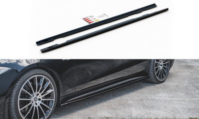 Maxton Design Mercedes CLS 53 AMG / AMG Line C257 Sideskirt Diffusers Versie 1