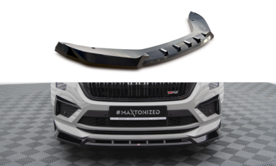 Maxton Design Skoda Kodiaq RS Facelift Voorspoiler Spoiler Splitter Versie 2